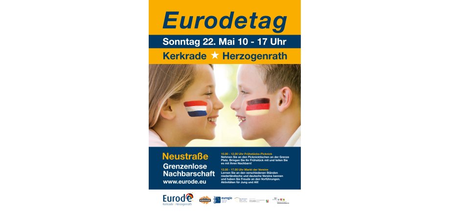 Das Foto zeigt das Plakat zum Eurodetag 2022