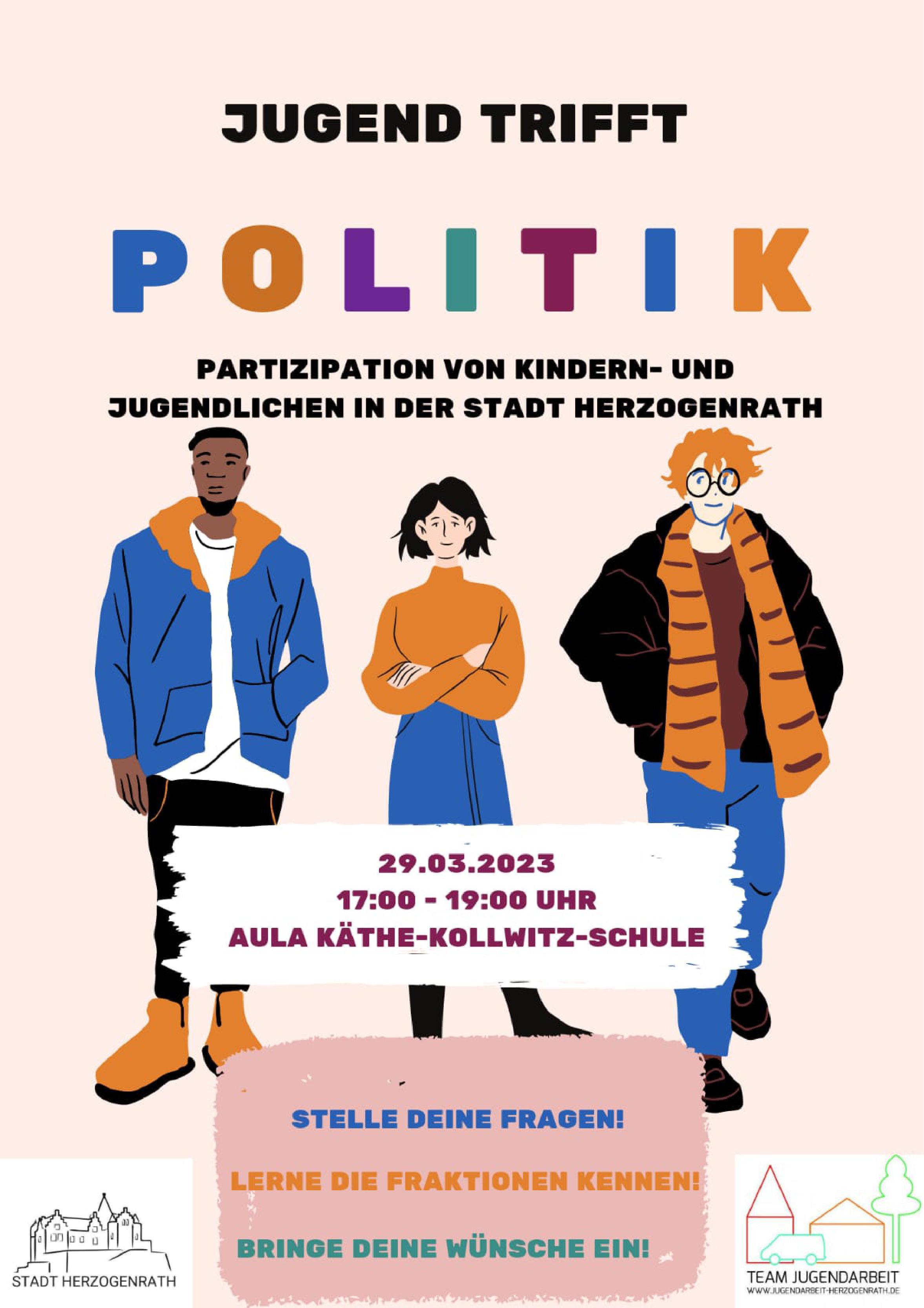 Jugend trifft Politik Flyer