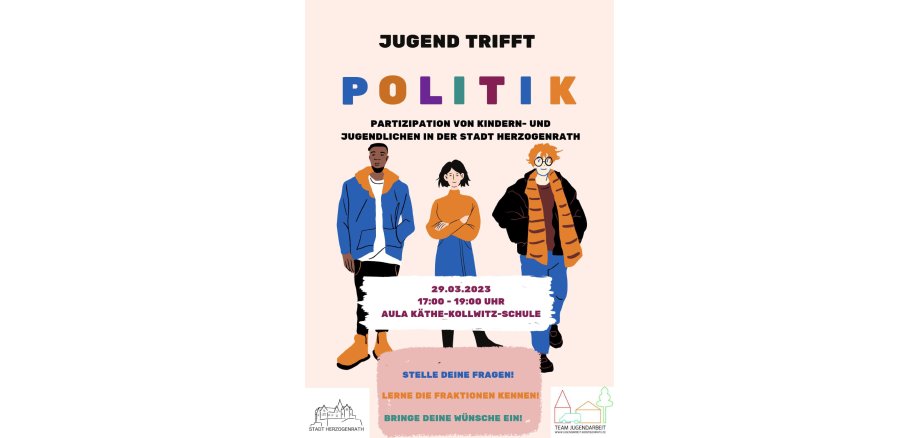 Jugend trifft Politik Flyer