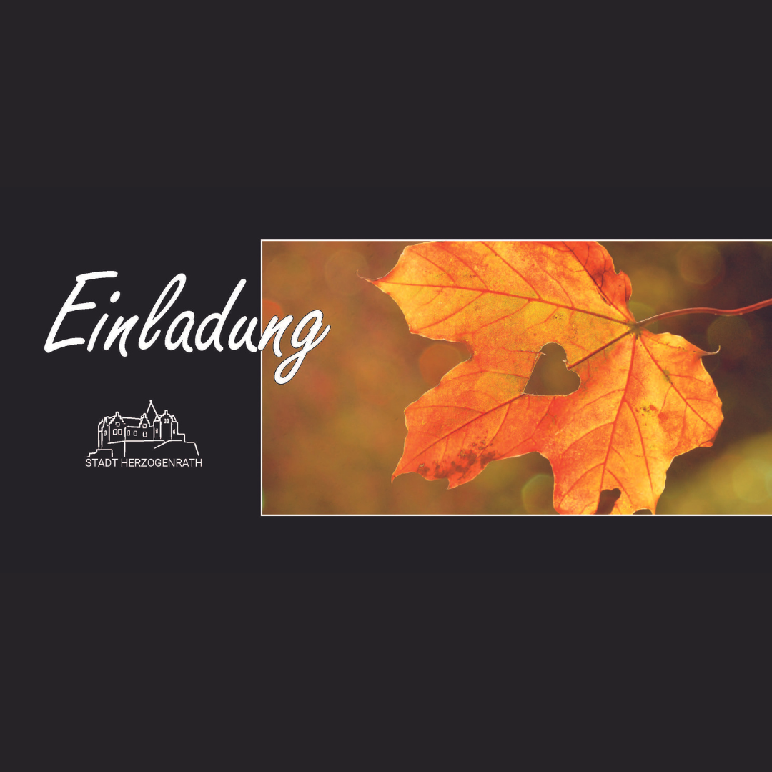 Einladung zum 1. Herzogenrather Herbstempfang des Bürgermeisters am 20. Oktober 2023