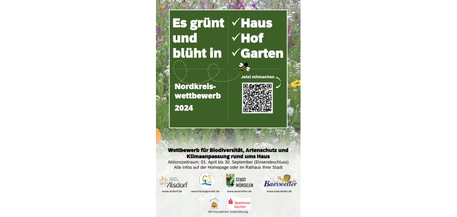Plakat Gartenwettbewerb