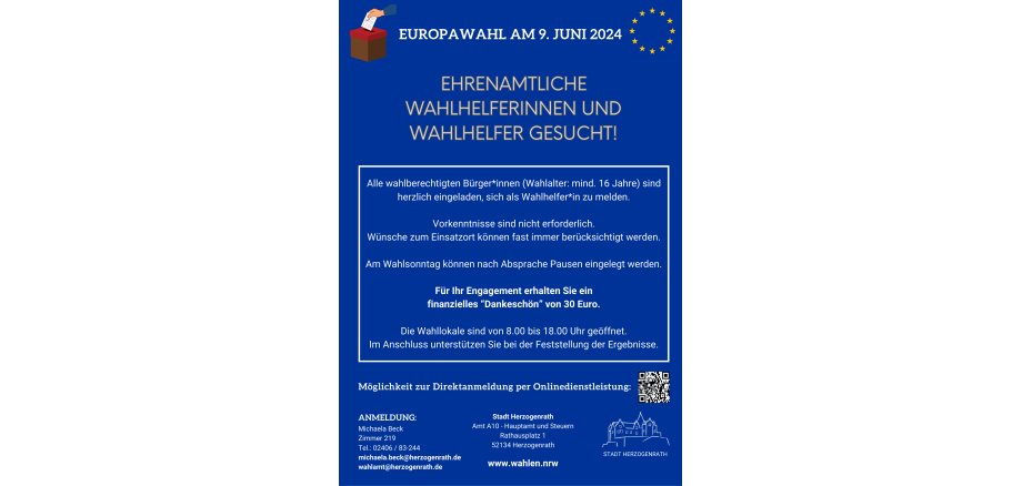 Wahlhelferwerbung