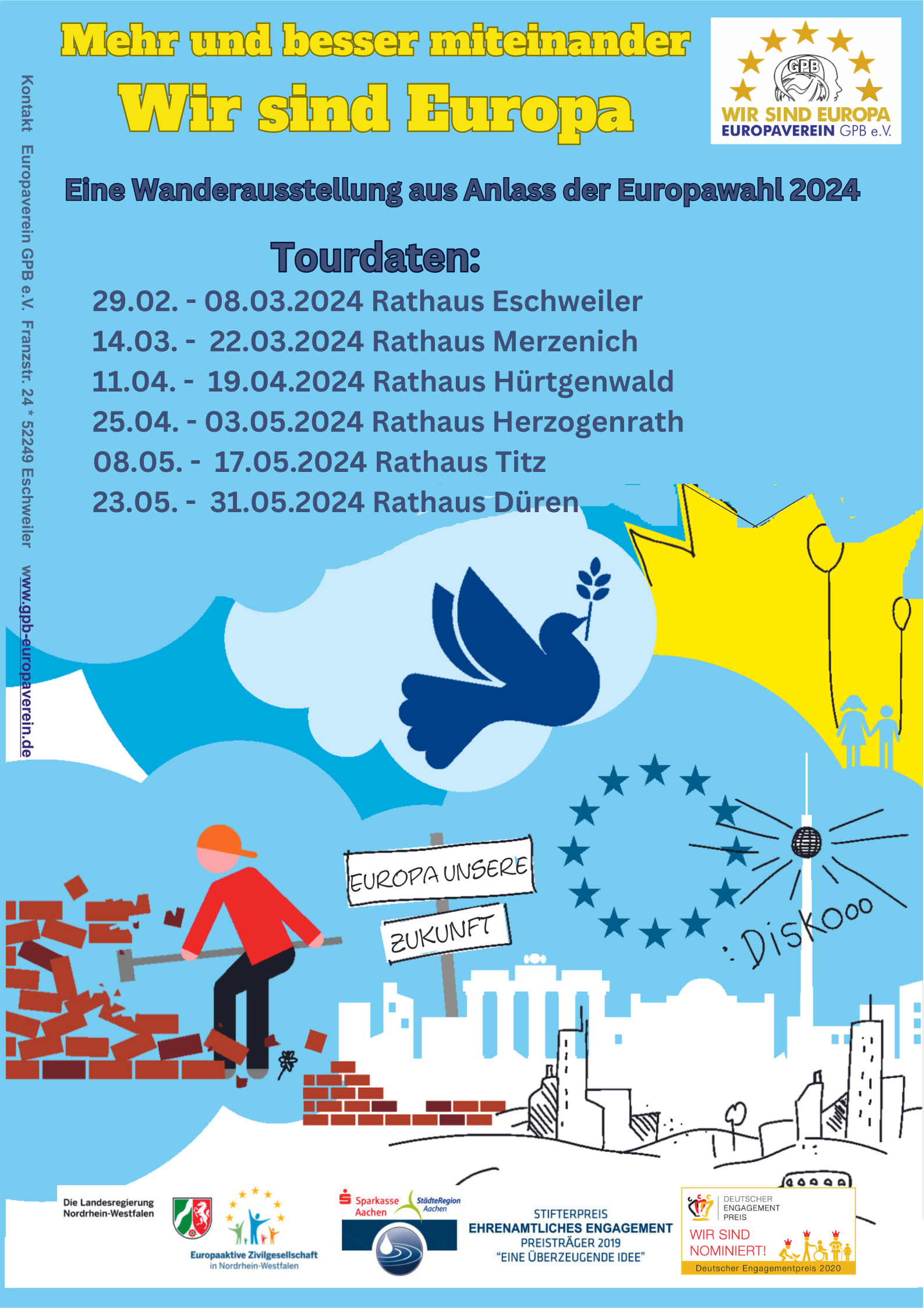 Plakat Wanderausstellung Europa