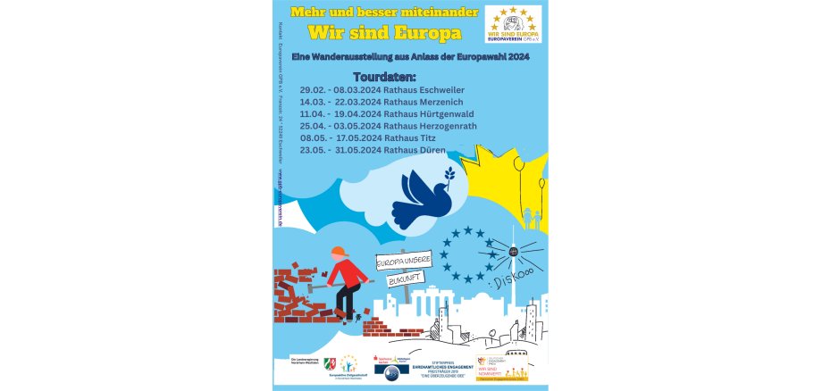 Plakat Wanderausstellung Europa