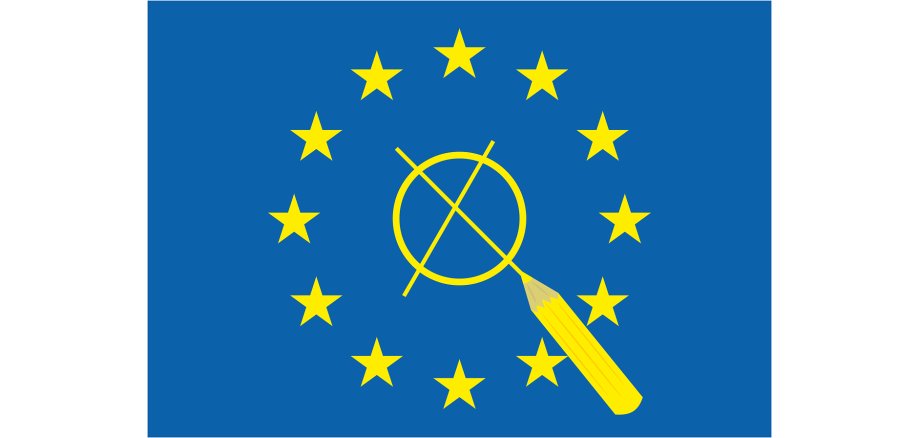 Symbol für Europawahl