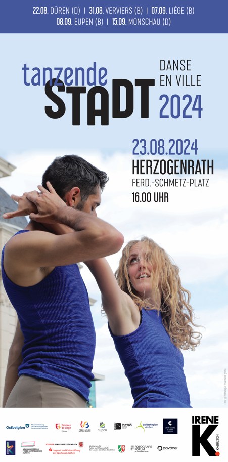 Plakat Tanzende Stadt Herzogenrath 2024