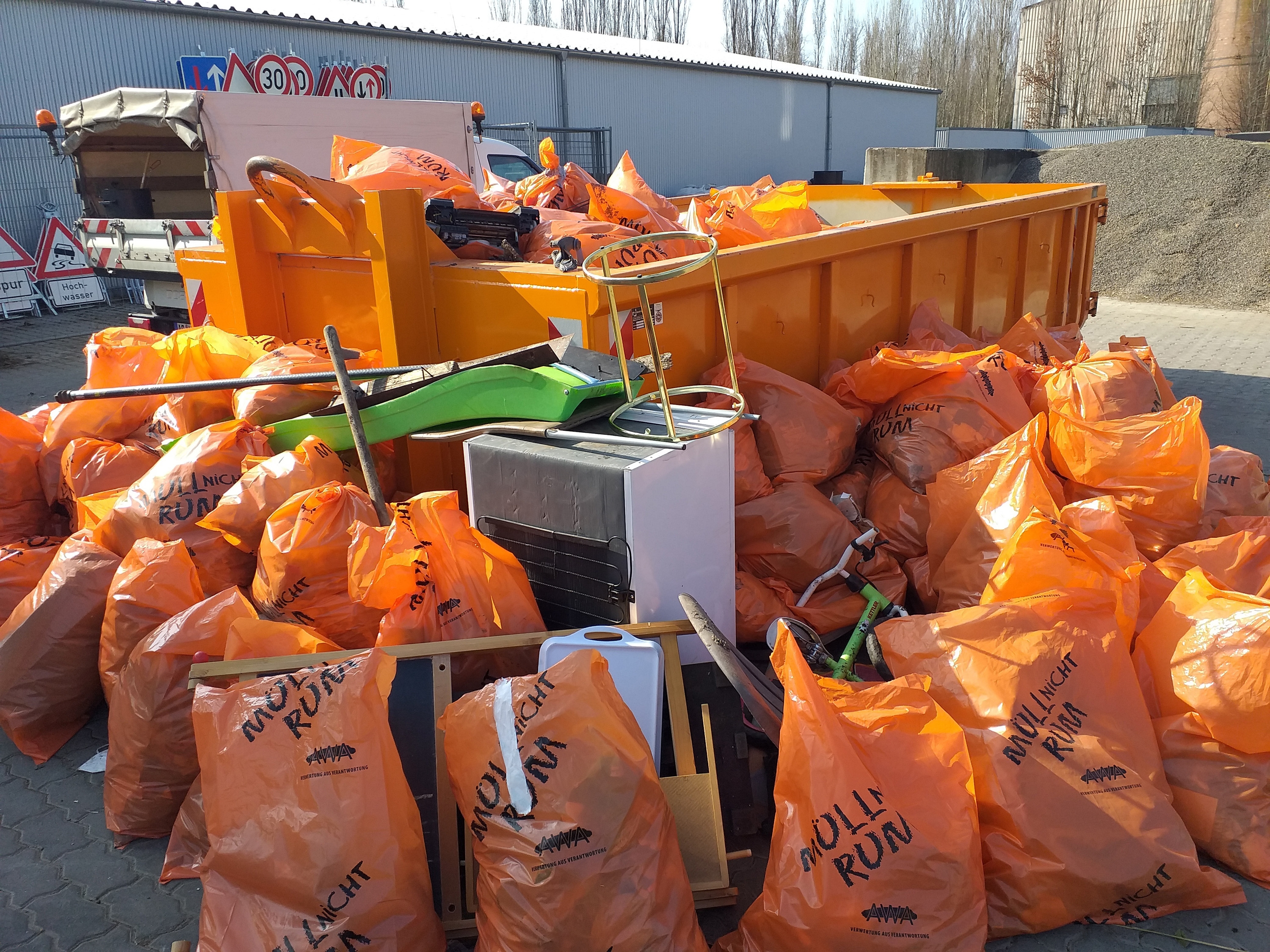 Ergebnis des Clean-up Day in Herzogenrath