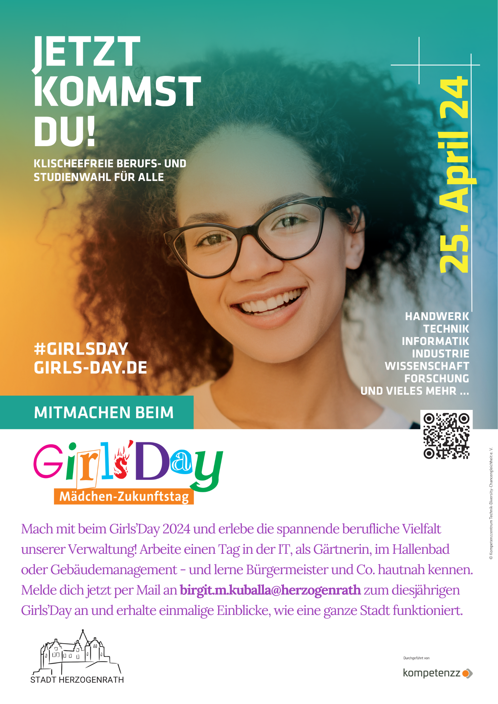 Infos und Plakat GirlsDay 2024