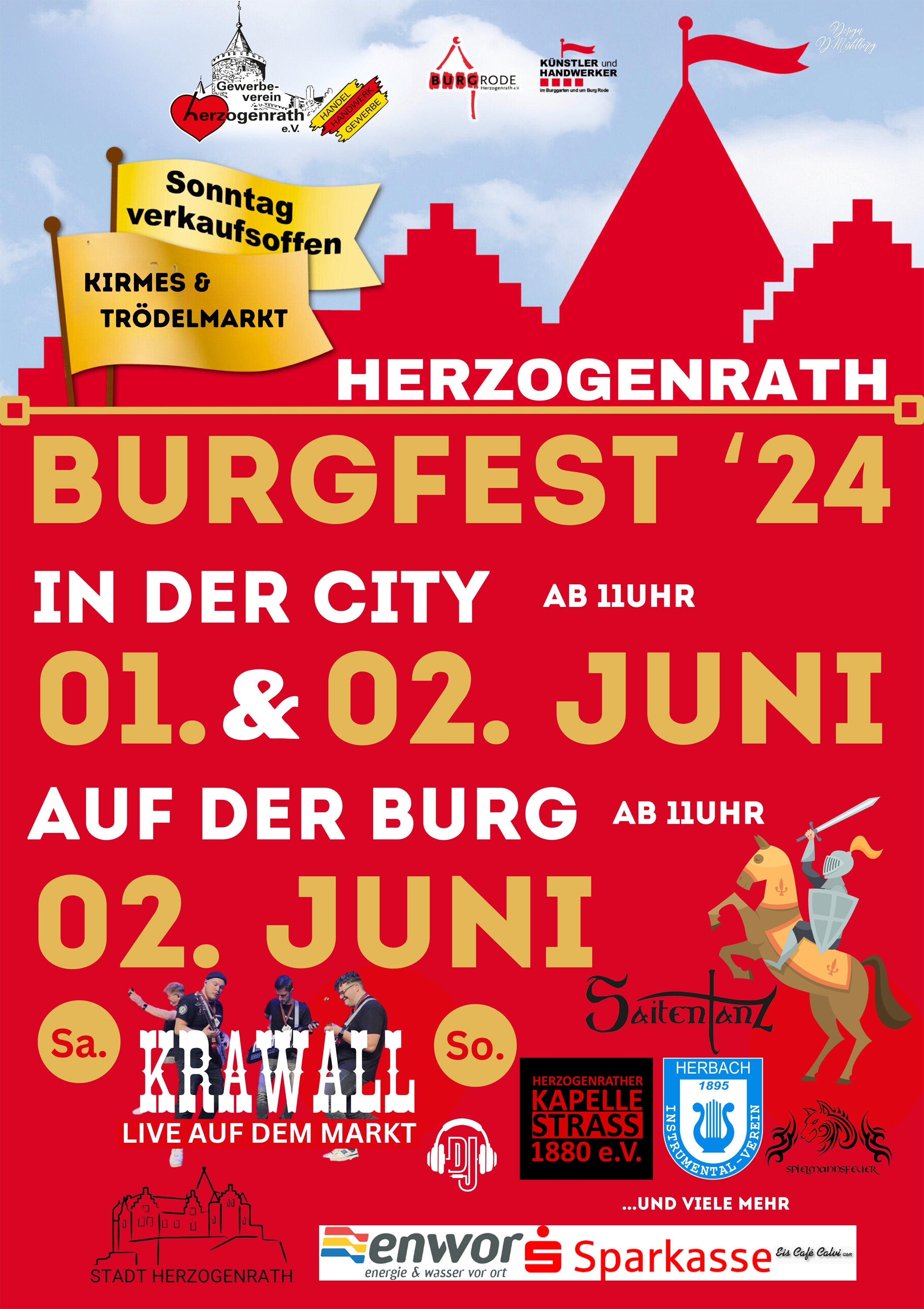 Plakat Burgfest