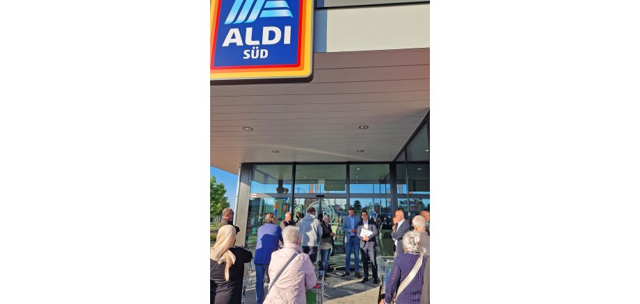 Eröffnung der neuen Aldi-Filiale im Nordsternpark