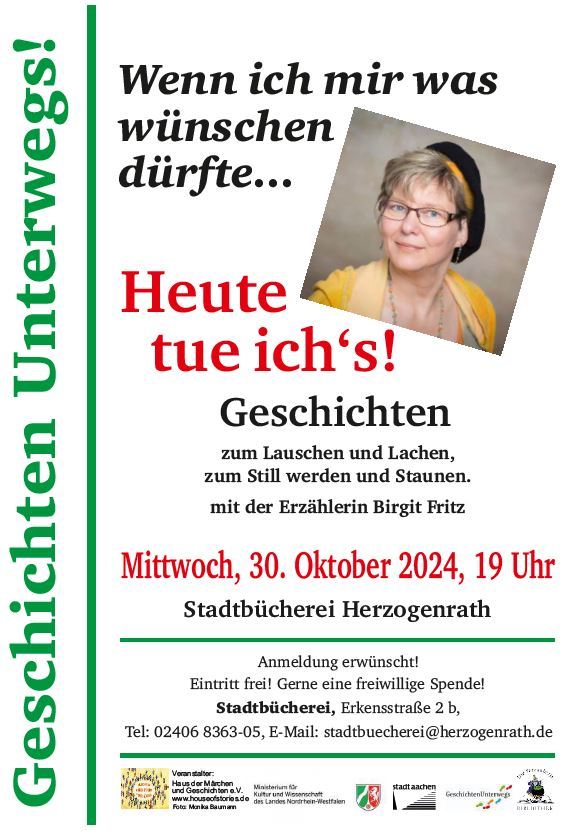 Flyer Geschichten unterwegs