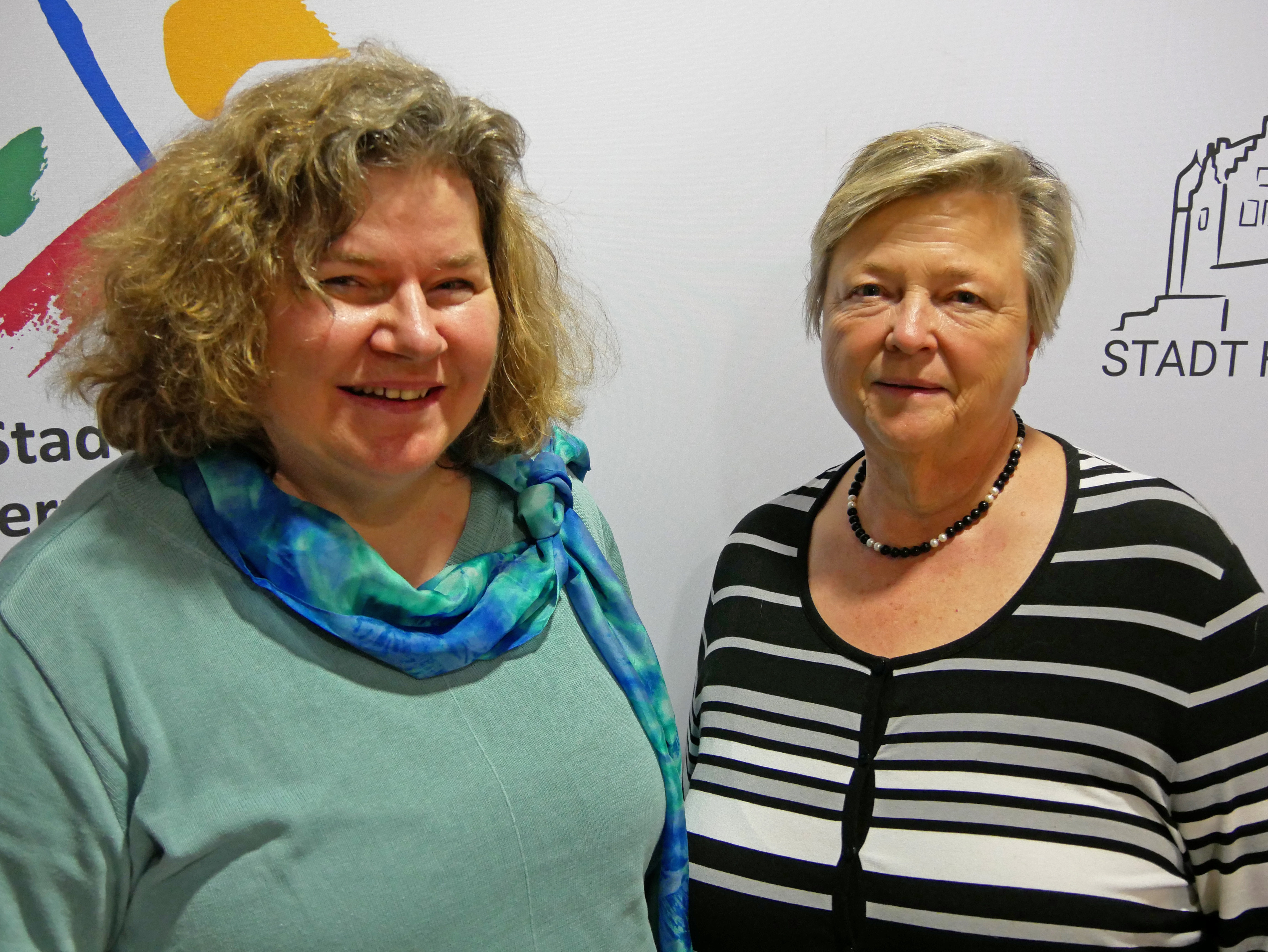 Sabine Früke und Karin Rana bilden die Doppelspitze des Forums für Menschen mit Behinderung