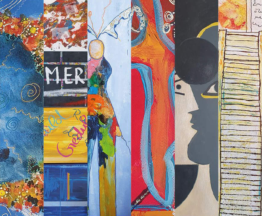 Kunstwerk der Ausstellung "SELBST ist die Frau"