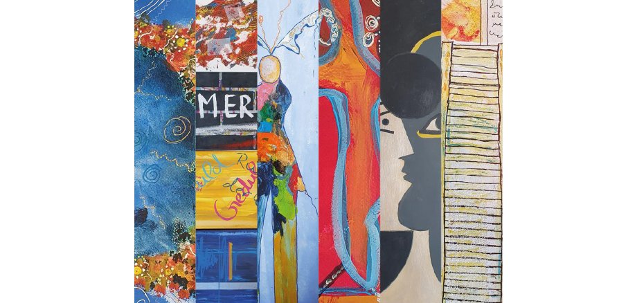 Kunstwerk der Ausstellung "SELBST ist die Frau"