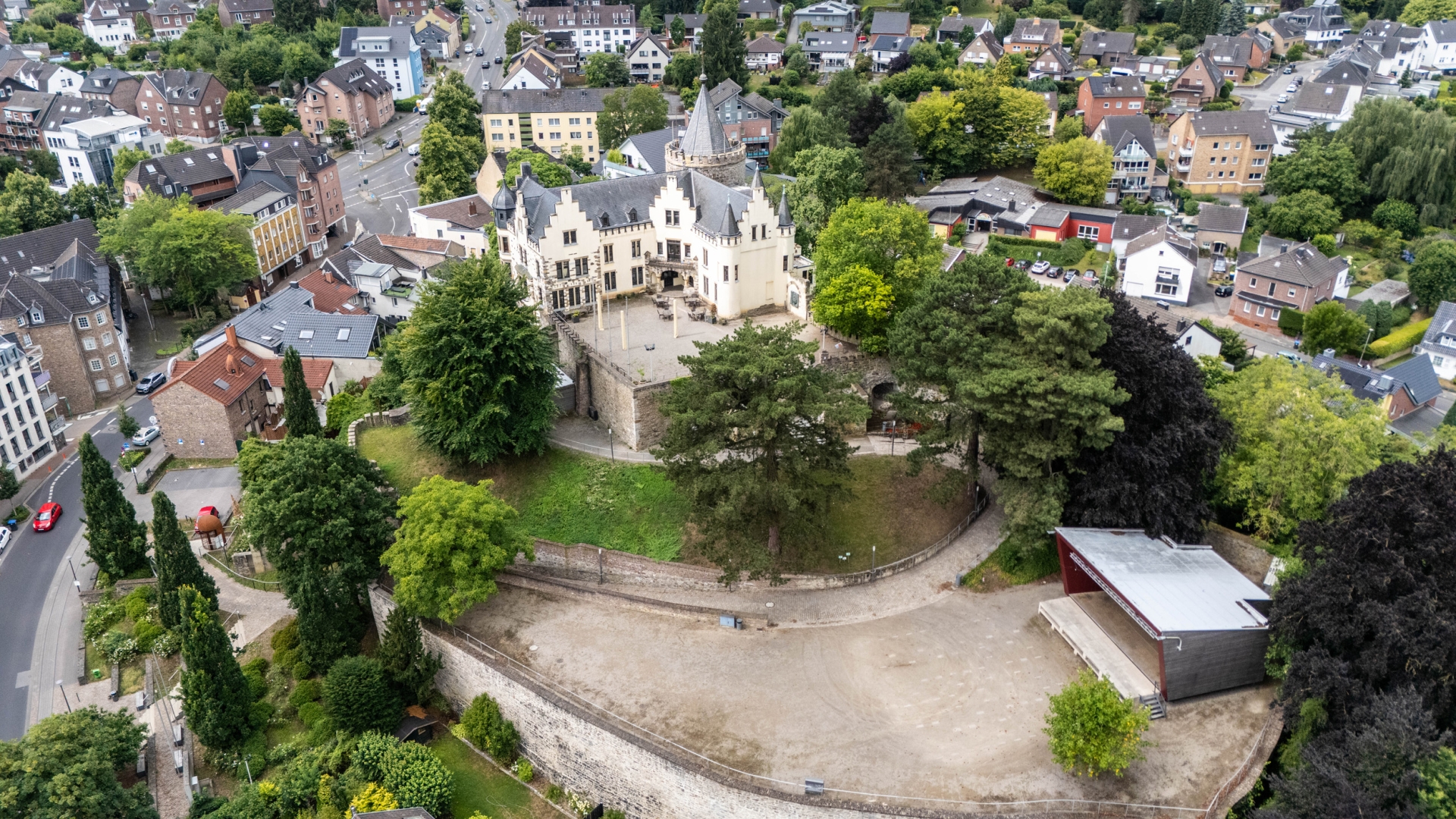 Luftbild Burg Rode 2025