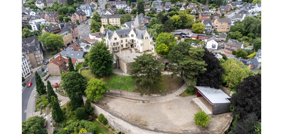 Luftbild Burg Rode 2025