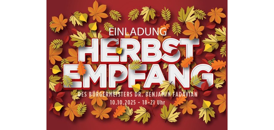 Save the Date Herbstempfang 2025