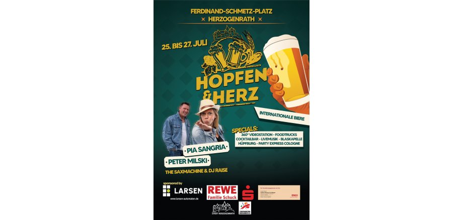 Plakat Hopfen & Herz Festival 2025
