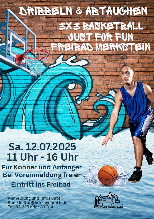 Plakat Eröffnung Basketballplatz