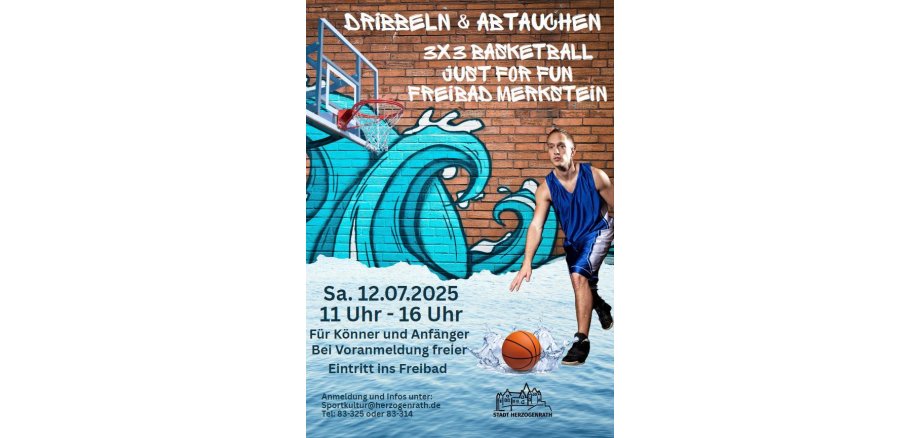 Plakat Eröffnung Basketballplatz