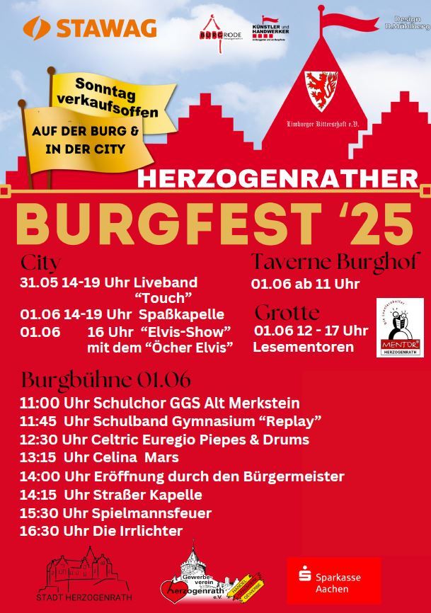 Plakat Burgfest 2025