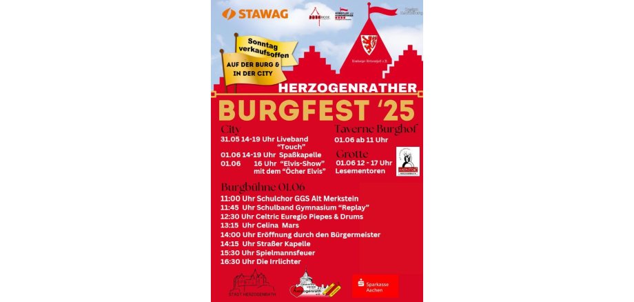 Plakat Burgfest 2025