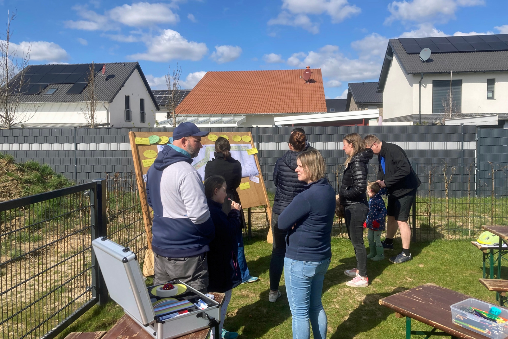 Bürgerinformationsveranstaltung mit Anwohnern der Siedlung