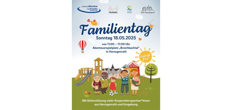 Plakat Familientag Herzogenrath 2025