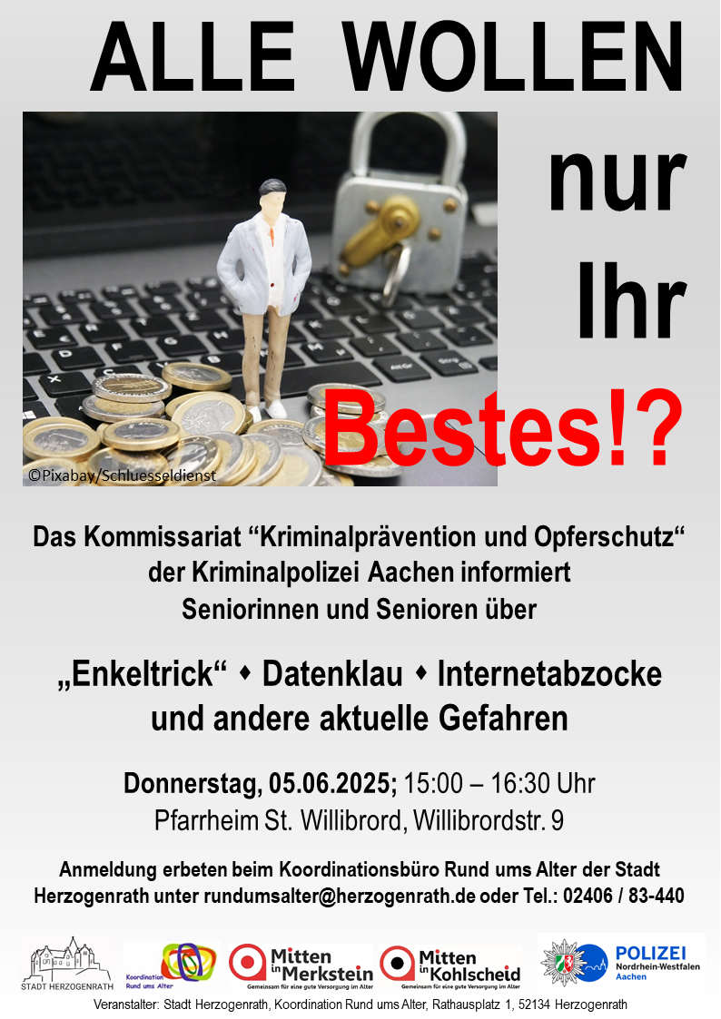 Plakat Vortrag Kriminalprävention 2025