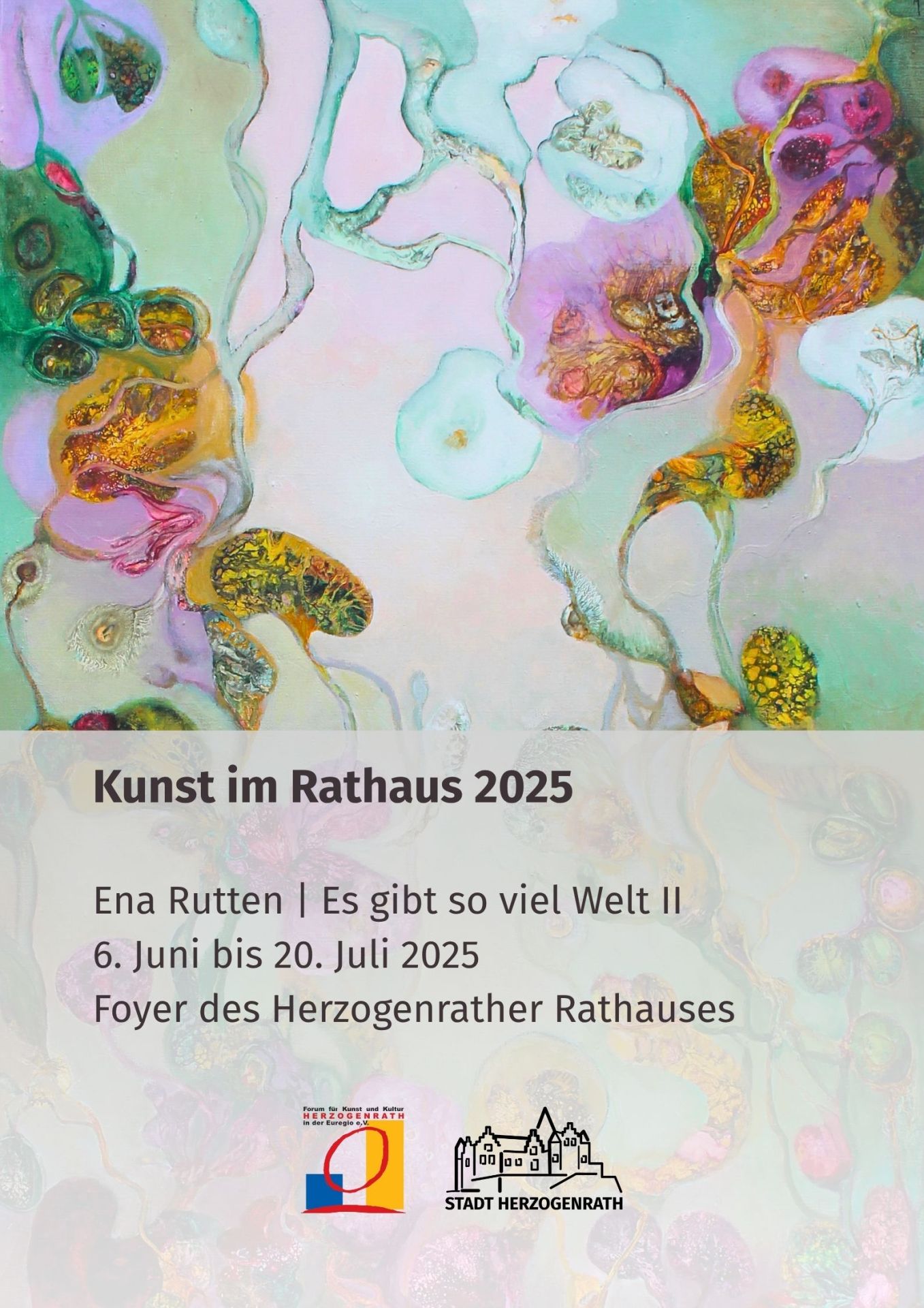 Plakat Kunst im Rathaus Herzogenrath 2025