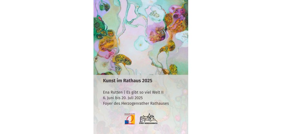Plakat Kunst im Rathaus Herzogenrath 2025