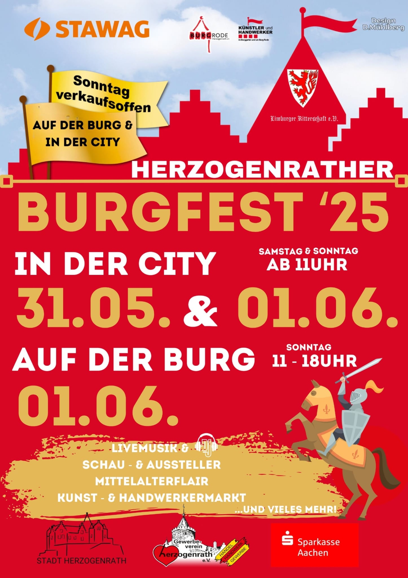Plakat Burgfest 2025