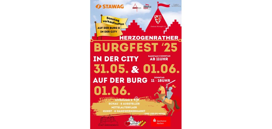 Plakat Burgfest 2025