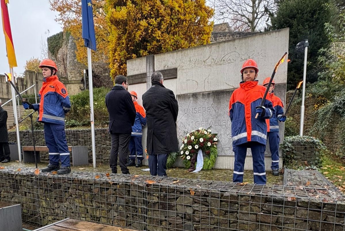 Gedenken am Ehrenmal Kleikstraße