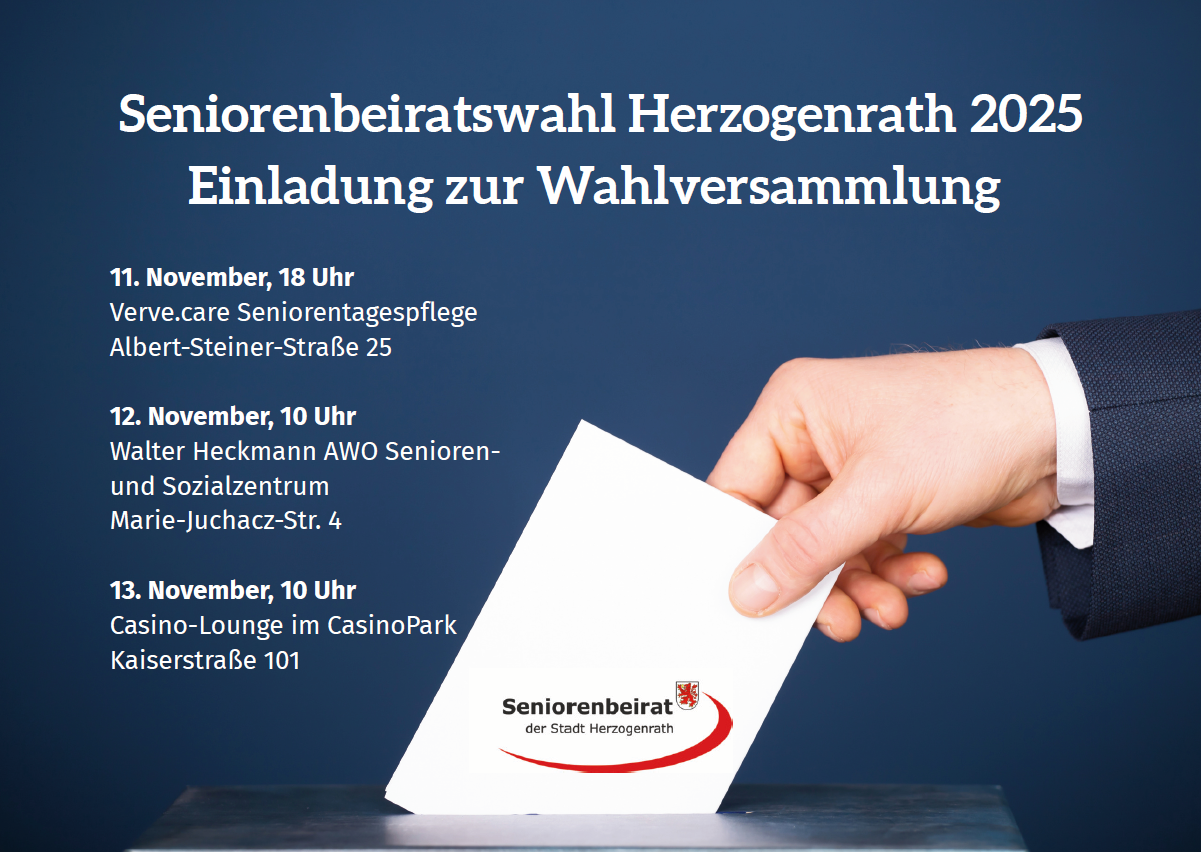 Wahl Seniorenbeirat 2025 Herzogenrath