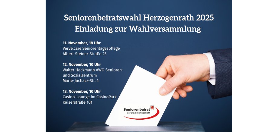 Wahl Seniorenbeirat 2025 Herzogenrath