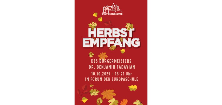 Plakat Herbstempfang 2025