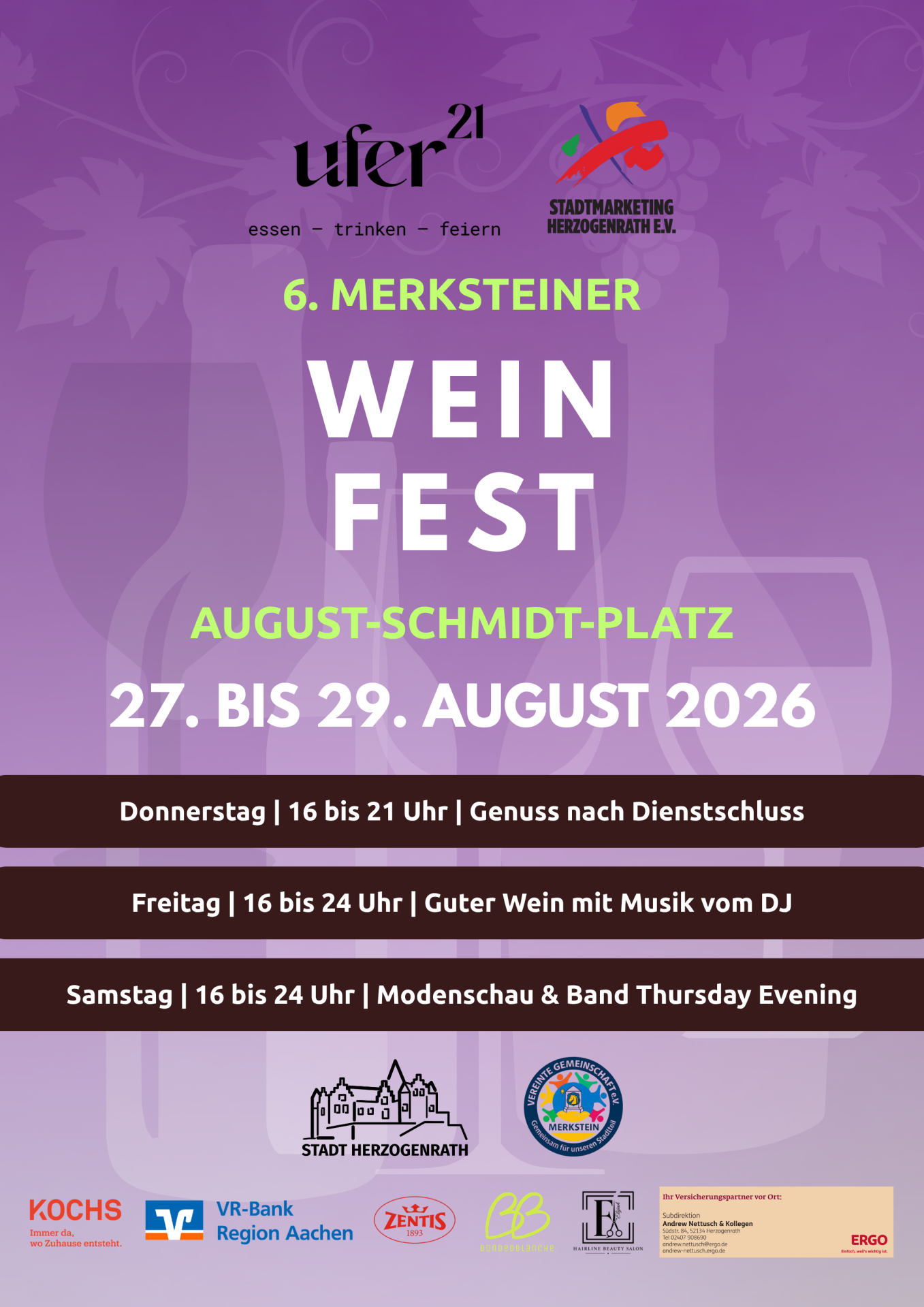 Plakat Weinfest 2026 - 1