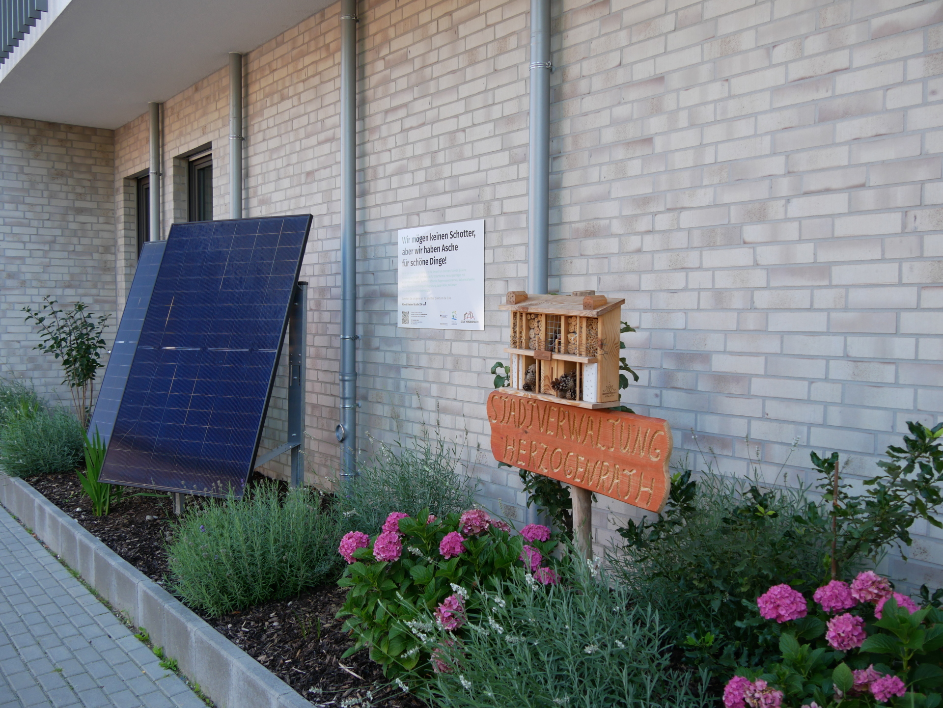 Mustergarten der Umwelt- und Klimaschutzabteilung