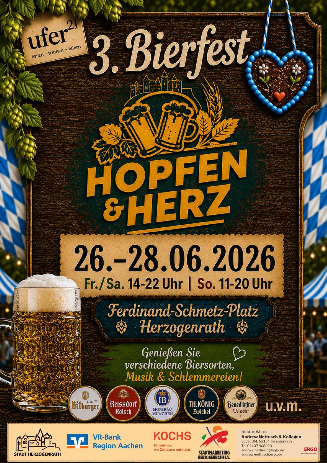 Plakat Hopfen und Herz 2026