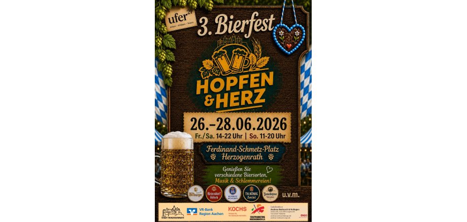 Plakat Hopfen und Herz 2026 Plakat Hopfen und Herz 2026