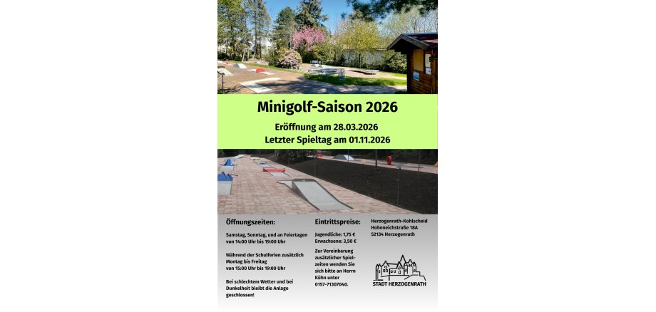 Minigolfanlage 2026 - 1 Minigolfanlage 2026 - 1