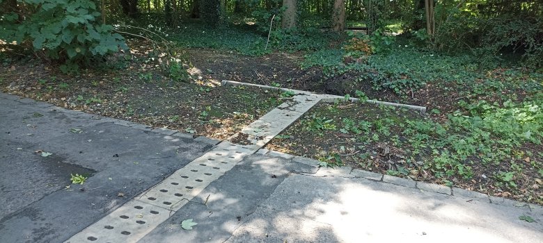 Krötentunnel Bergerstr. von oben Krötentunnel Bergerstr. von oben