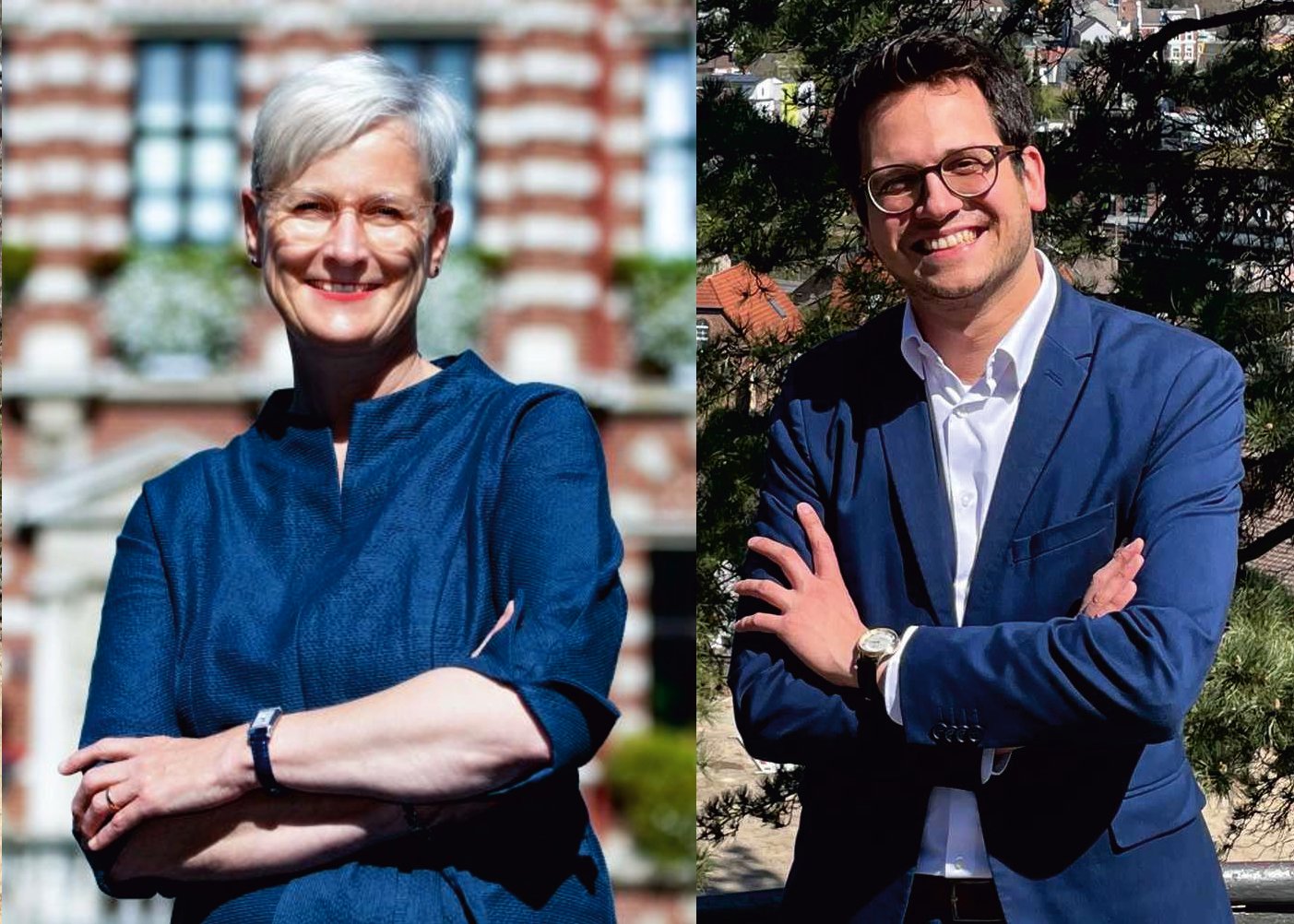 Eurode-Bürgermeister,Frau Dr. Petra Dassen-Housen und Herr Dr. Benjamin Fadavian