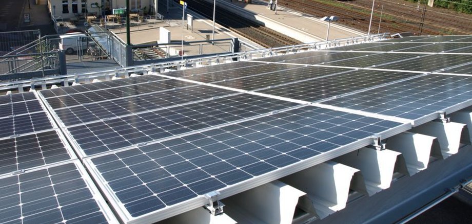 Solardach am Bahnhof Solardach am Bahnhof