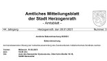 Deckblatt Amtsblatt Ausschnitt Deckblatt Amtsblatt