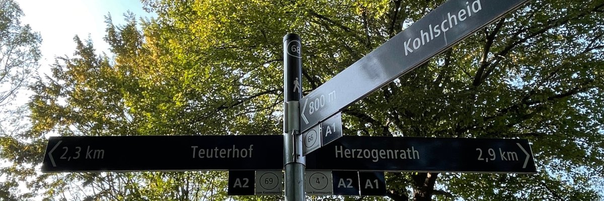 Wanderwegschild