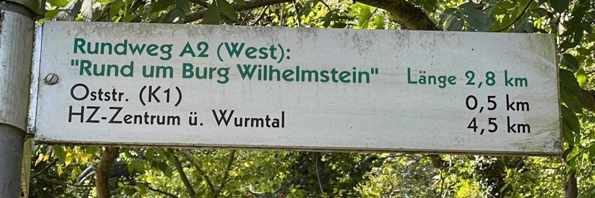 Wanderwegschild Rundweg Wanderwegschild Rundweg