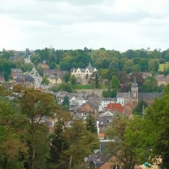 Burg Rode aus der Vogelperspektive