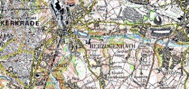 Landkarte von Herzogenrath